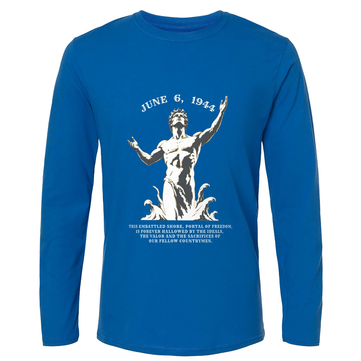 Dday Statue Long Sleeve T-Shirt