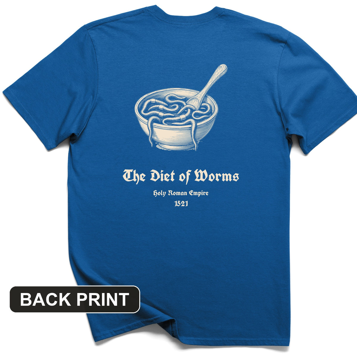 Diet Of Worms Back Print T-Shirt