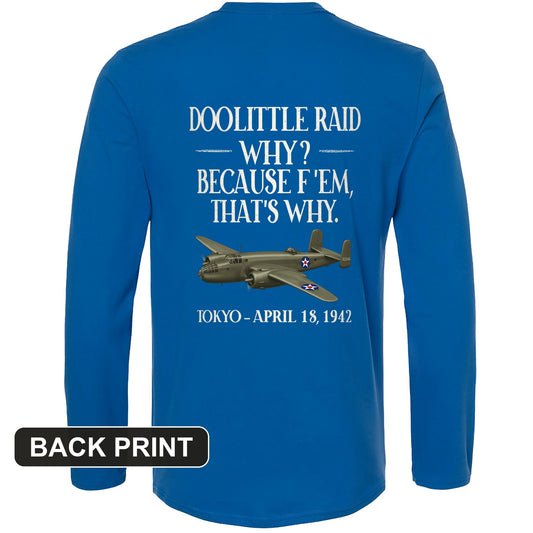 Doolittle Raid Back Print Long Sleeve T-Shirt