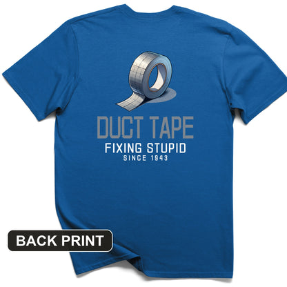 Duct Tape Back Print T-Shirt