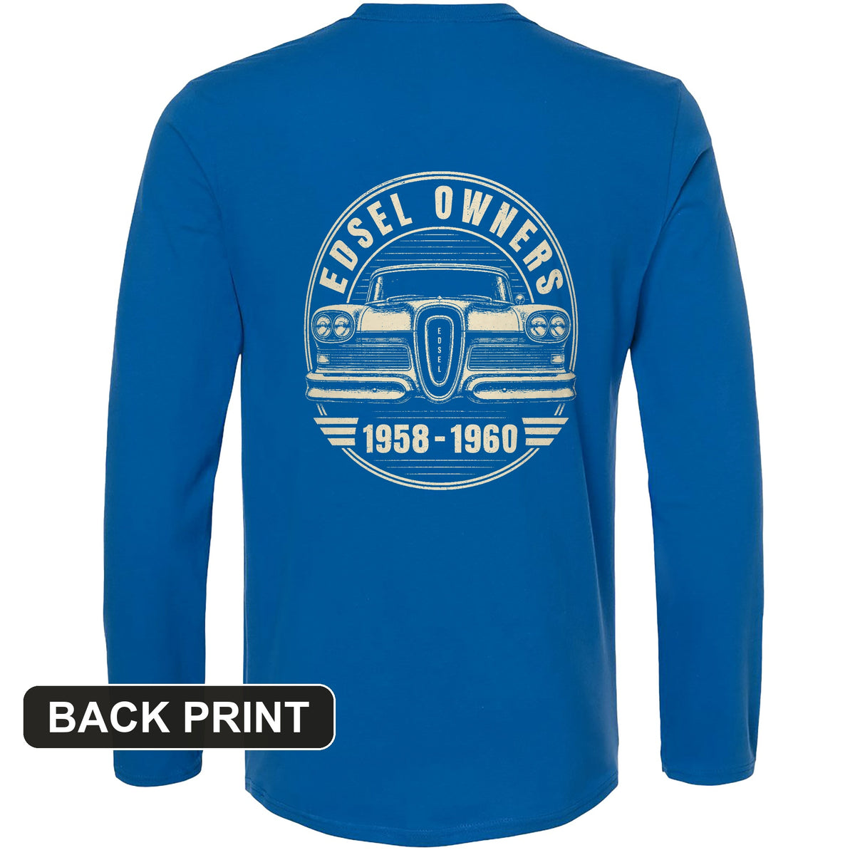 Edsel Back Print Long Sleeve T-Shirt