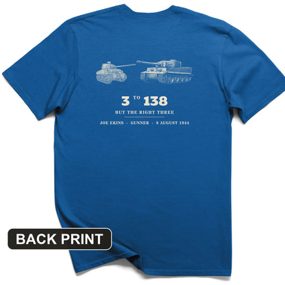 Ekins 138 To 3 Back Print T-Shirt