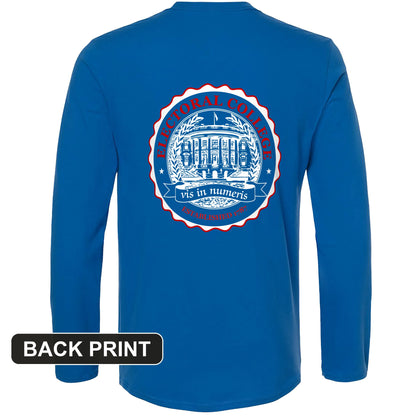 Electoral College Back Print Long Sleeve T-Shirt