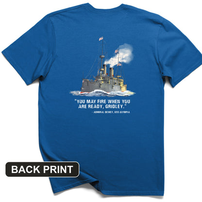 Fire When Ready Back Print T-Shirt