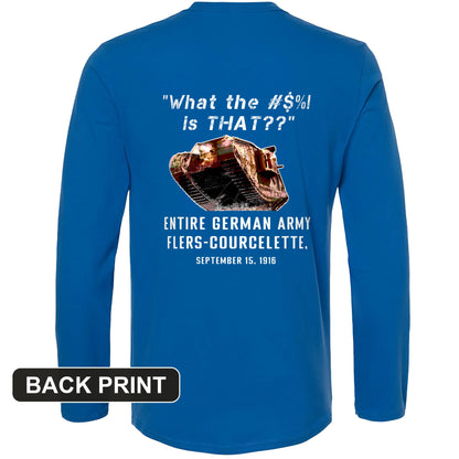 Flers-Courcelette 1916 Back Print Long Sleeve T-Shirt