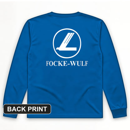 Focke Wulf Back Print Long Sleeve T-Shirt