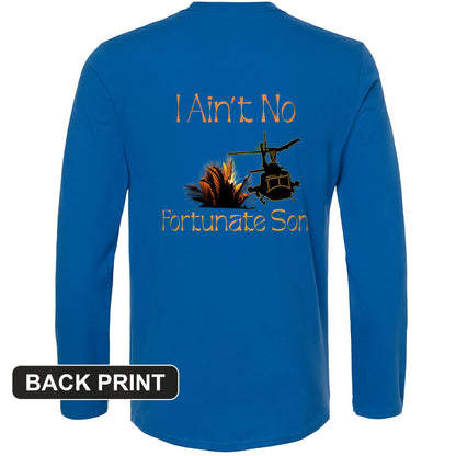Fortunate Son Back Print Long Sleeve T-Shirt