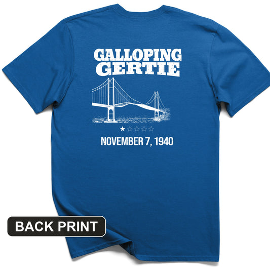 Galloping Gertie Back Print T-Shirt