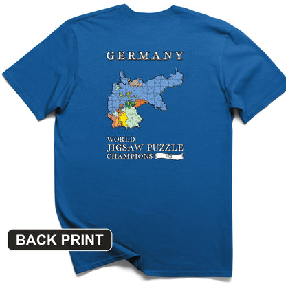 Germany Jigsaw Champion Back Print T-Shirt