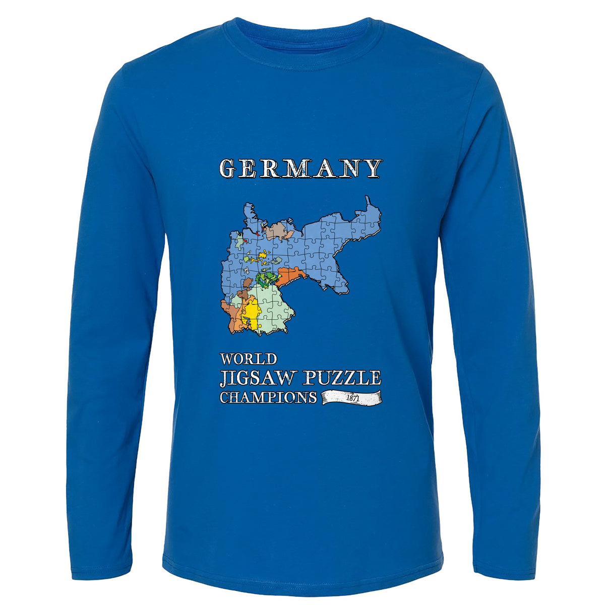 Germany Jigsaw Champion Long Sleeve T-Shirt