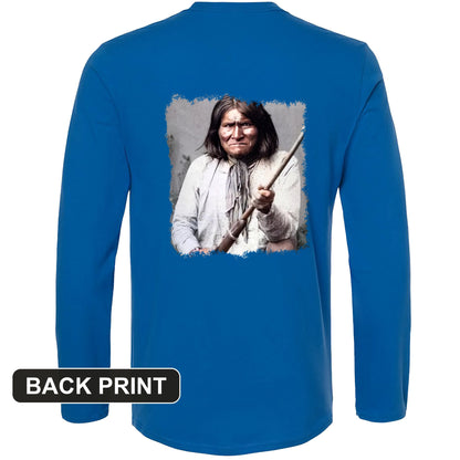Geronimo Back Print Long Sleeve T-Shirt