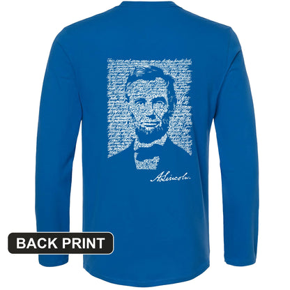 Gettysburg Address Back Print Long Sleeve T-Shirt