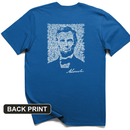 Gettysburg Address Back Print T-Shirt