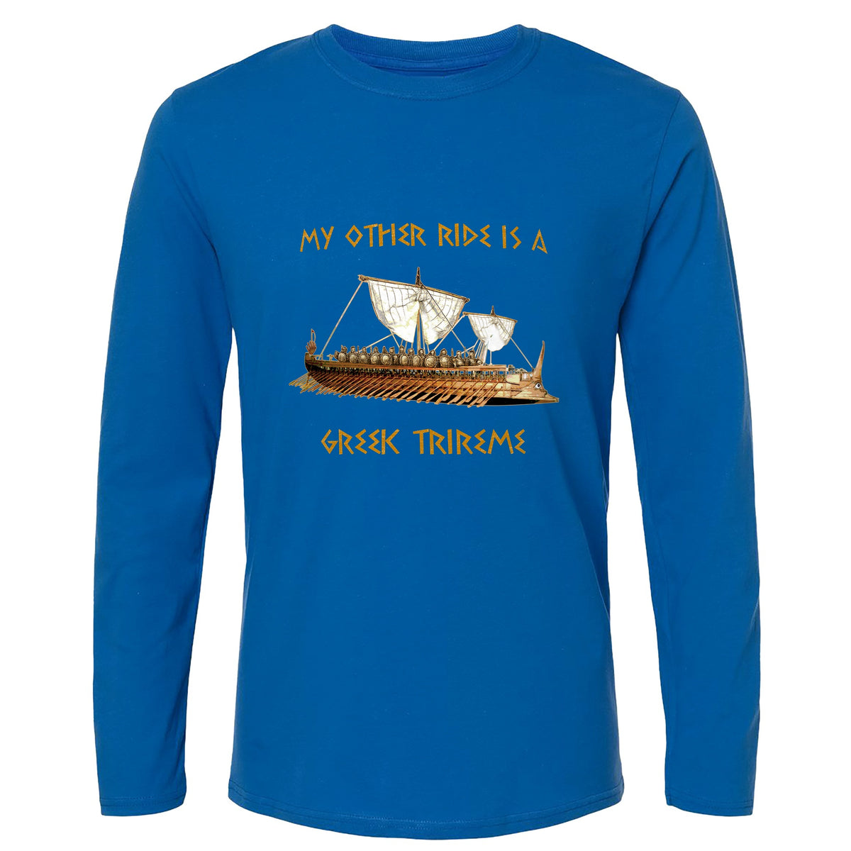 Greek Trireme Long Sleeve T-Shirt