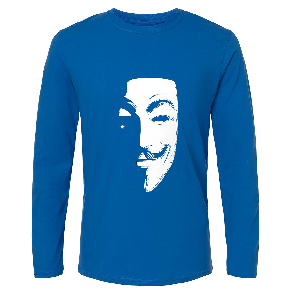 Guy Fawkes Mask Long Sleeve T-Shirt