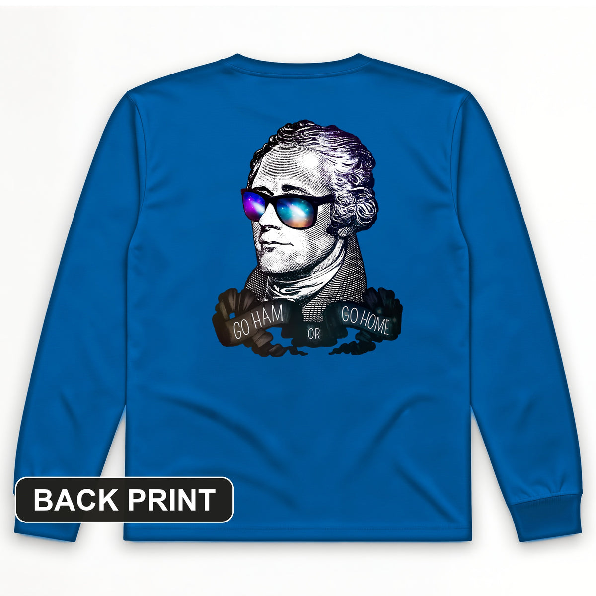 Hamilton Back Print Long Sleeve T-Shirt