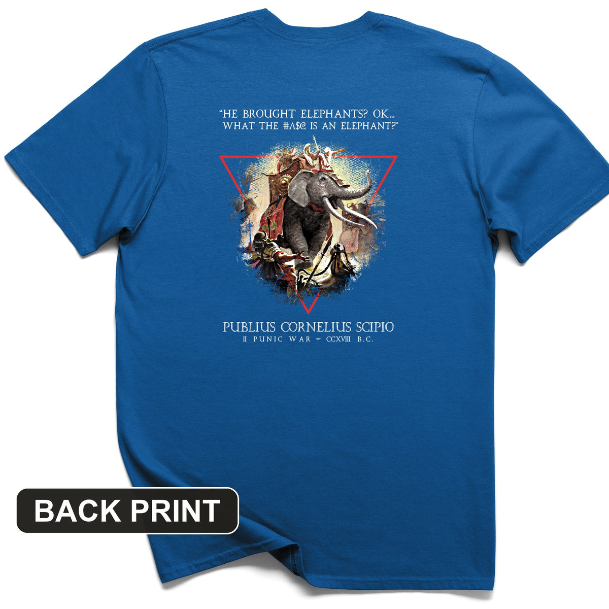 Hannibal Elephants Back Print T-Shirt