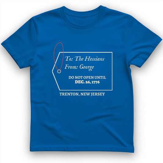 Hessians Gift Tag Trenton 1776 T-Shirt