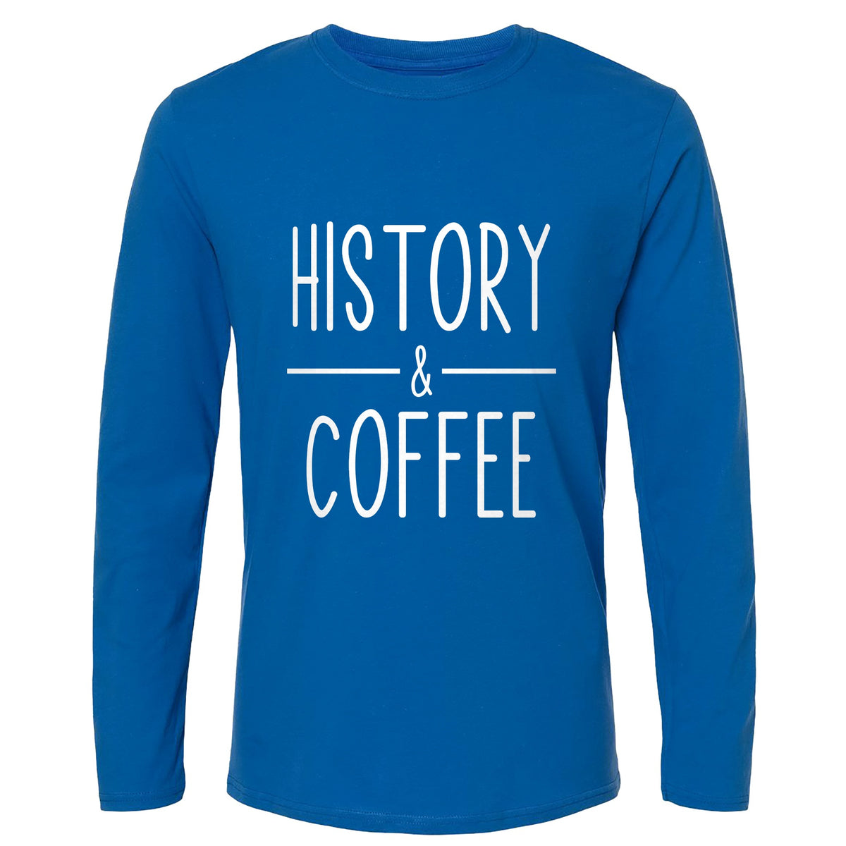 History & Coffee Long Sleeve T-Shirt