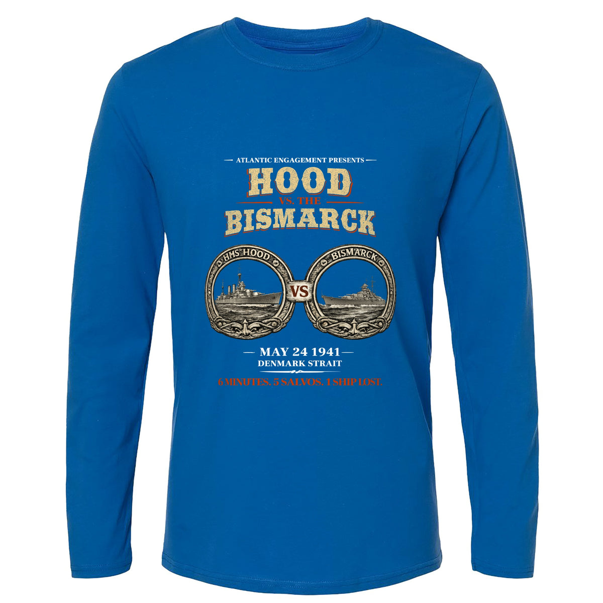 Hood vs Bismarck Long Sleeve T-Shirt