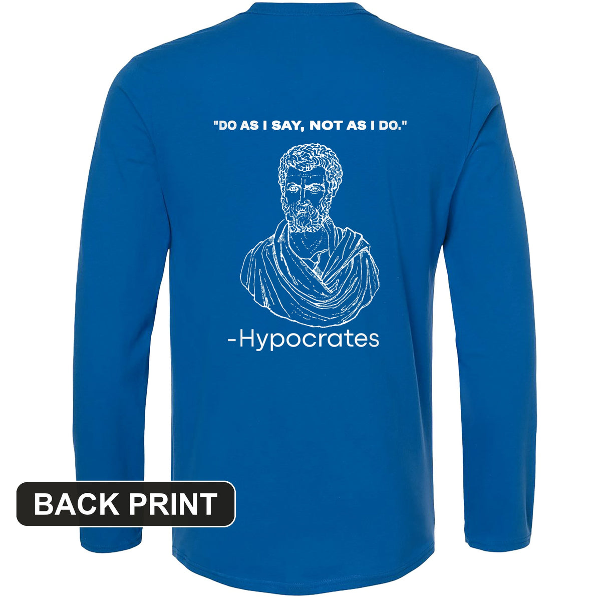 Hypocrates Back Print Long Sleeve T-Shirt