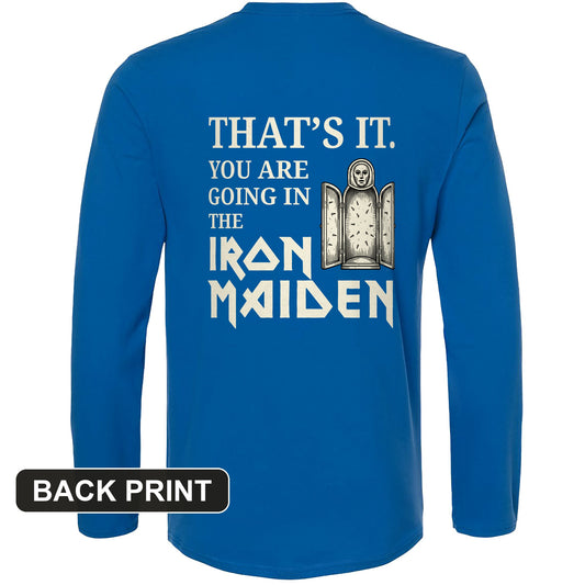 Iron Maiden Back Print Long Sleeve T-Shirt