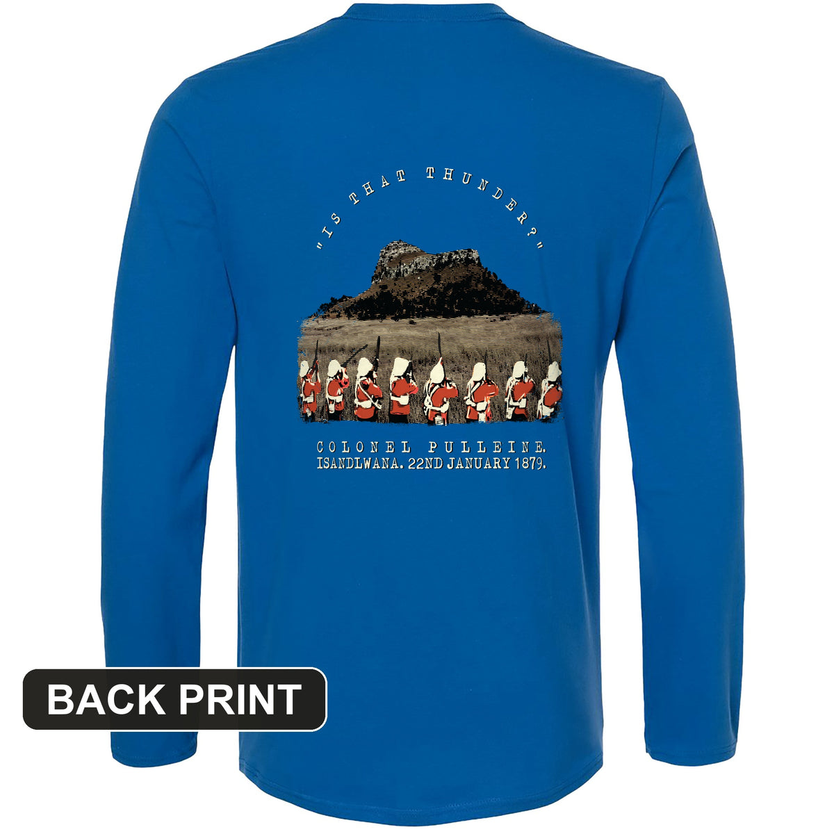 Isandlwana Back Print Long Sleeve T-Shirt
