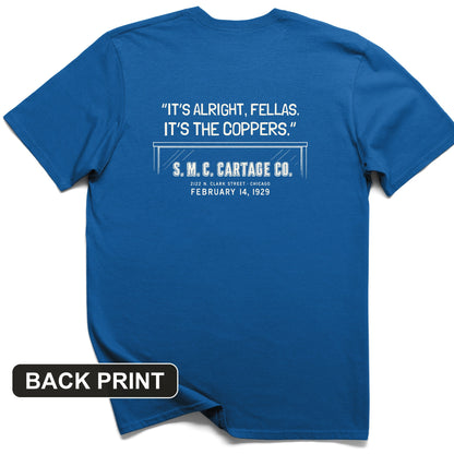 It's The Coppers Back Print T-Shirt