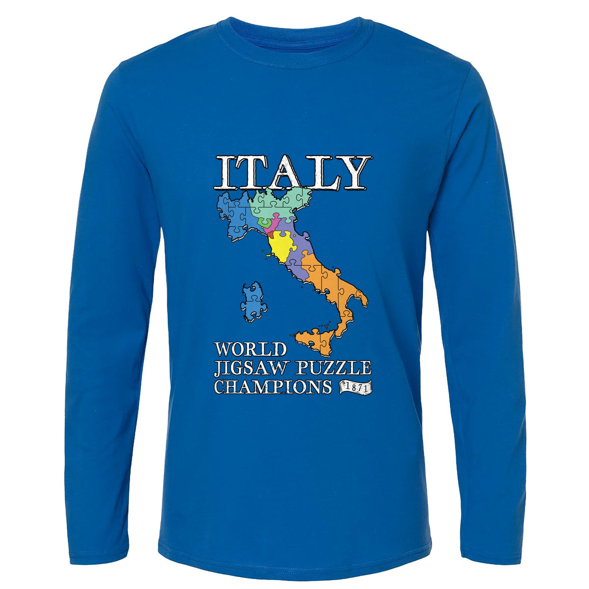 Italy Jigsaw Puzzle Long Sleeve T-Shirt