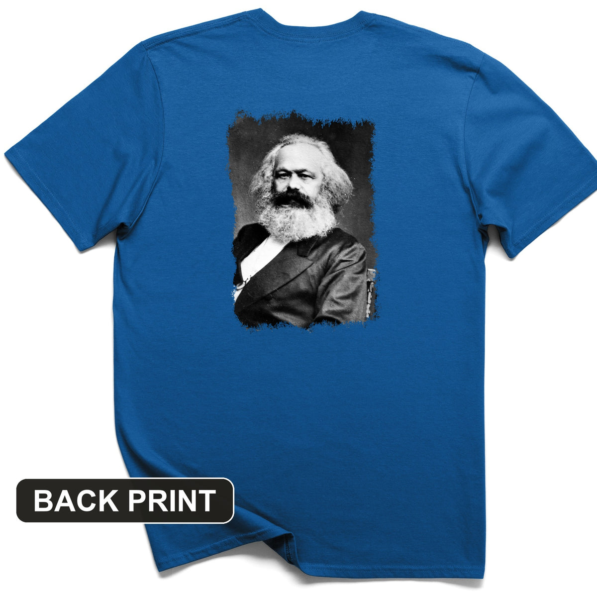 Karl Marx Back Print T-Shirt