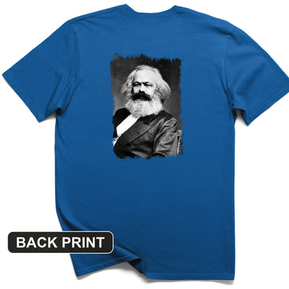 Karl Marx Back Print T-Shirt