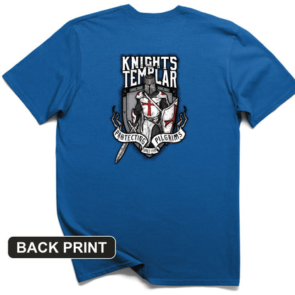 Knights Templar Back Print T-Shirt
