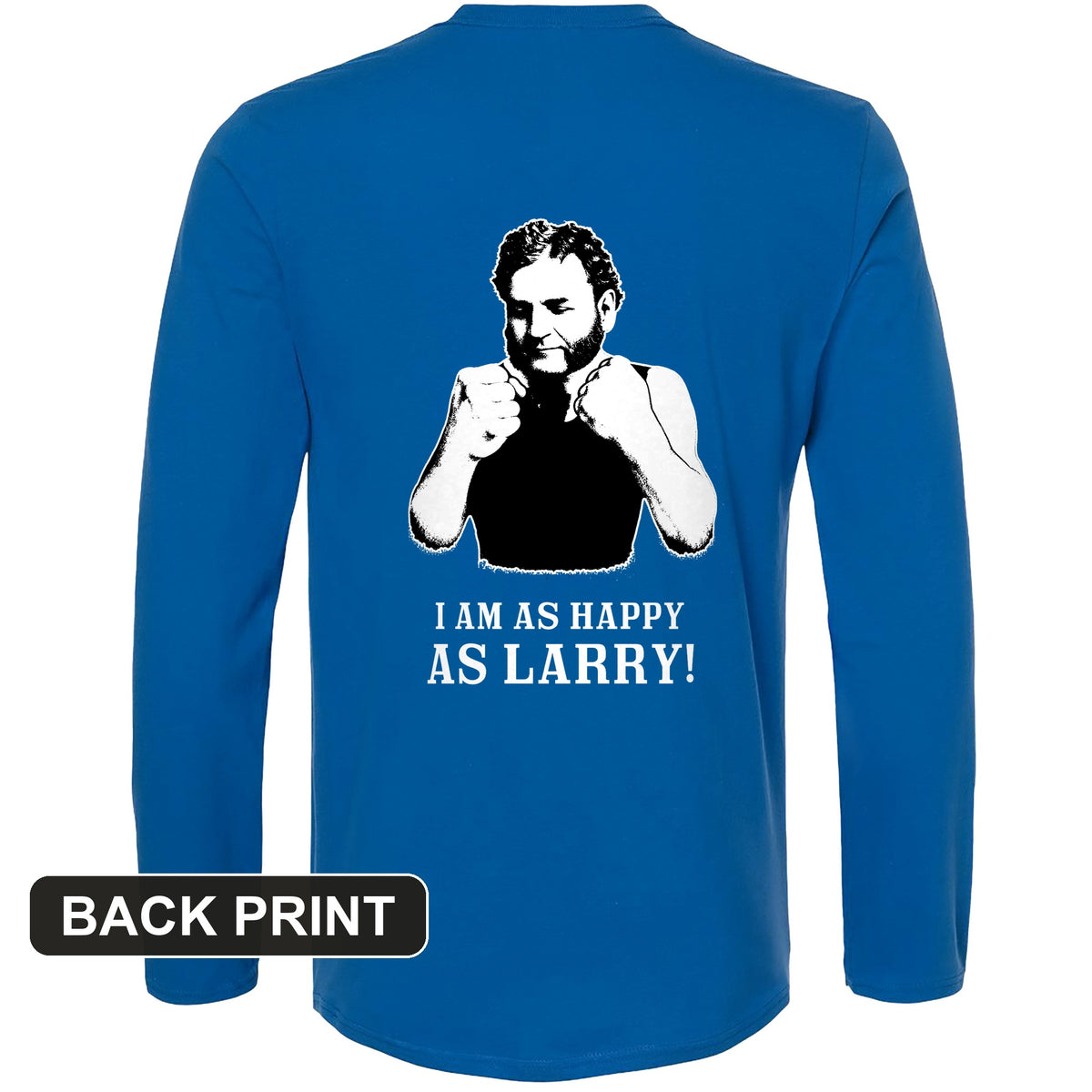 Larry Foley Back Print Long Sleeve T-Shirt