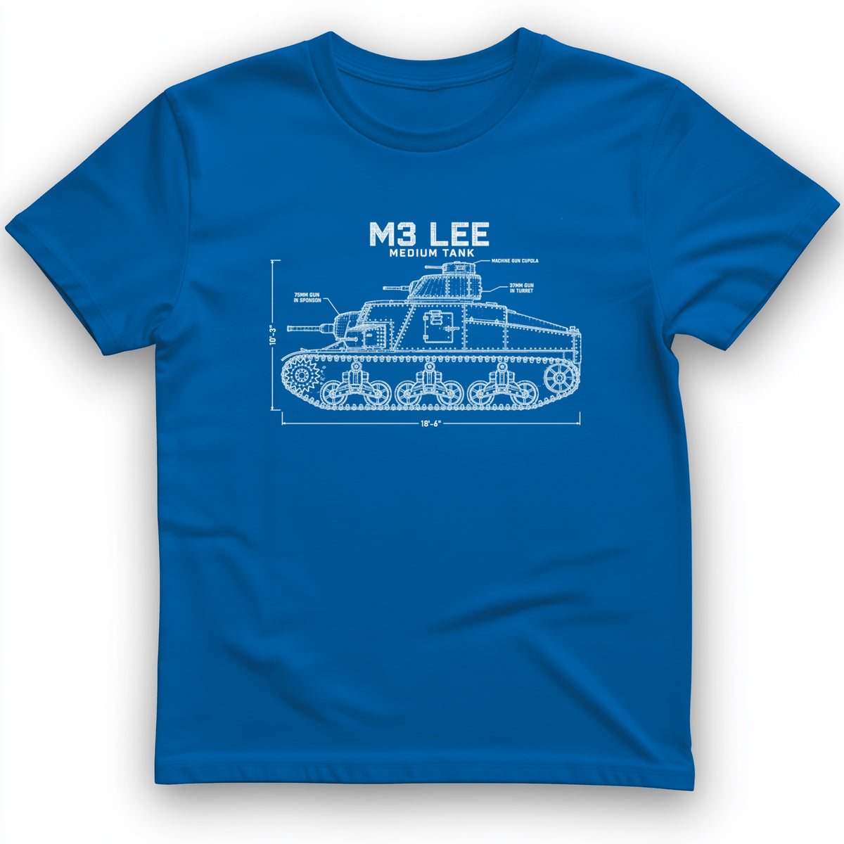 M3 Lee Blueprint T-Shirt