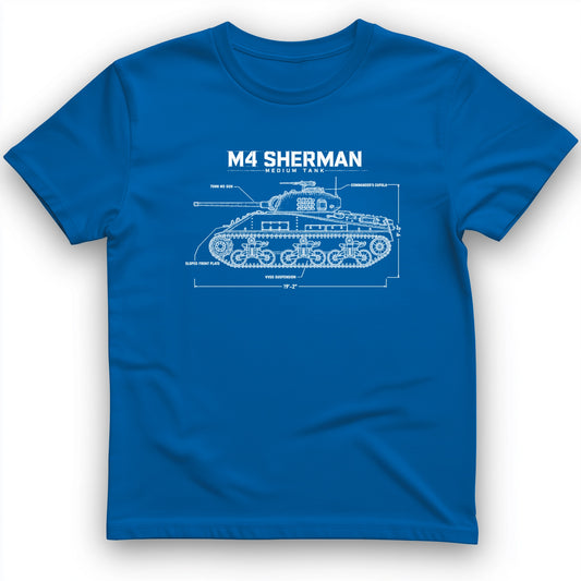 M4 Sherman Blueprint T-Shirt