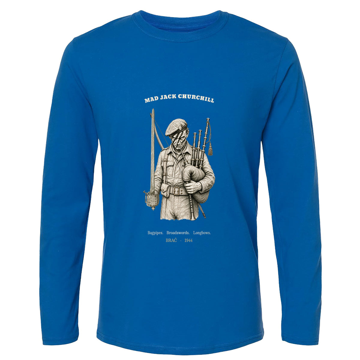 Mad Jack Churchill Long Sleeve T-Shirt