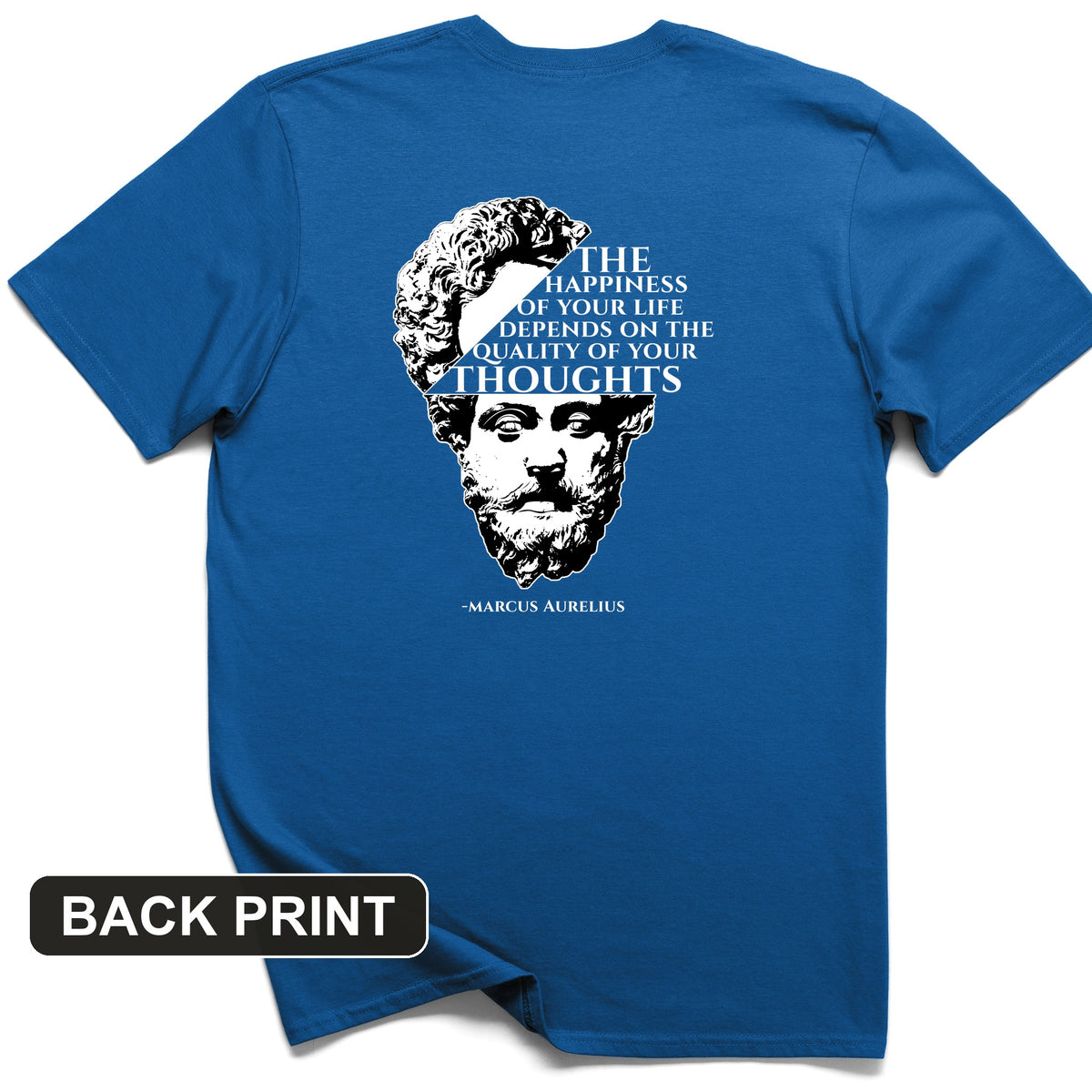 Marcus Aurelius Back Print T-Shirt