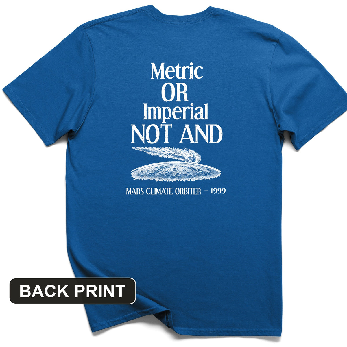 Mars Lander Back Print T-Shirt