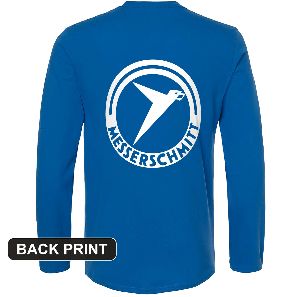 Messerschmitt Back Print Long Sleeve T-Shirt