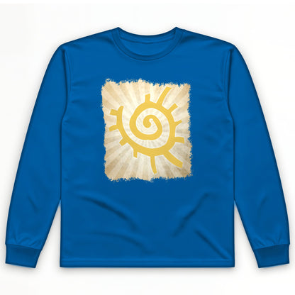 Native American Sun Symbol Long Sleeve T-Shirt