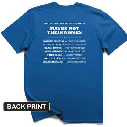 Not Their Names Back Print T-Shirt