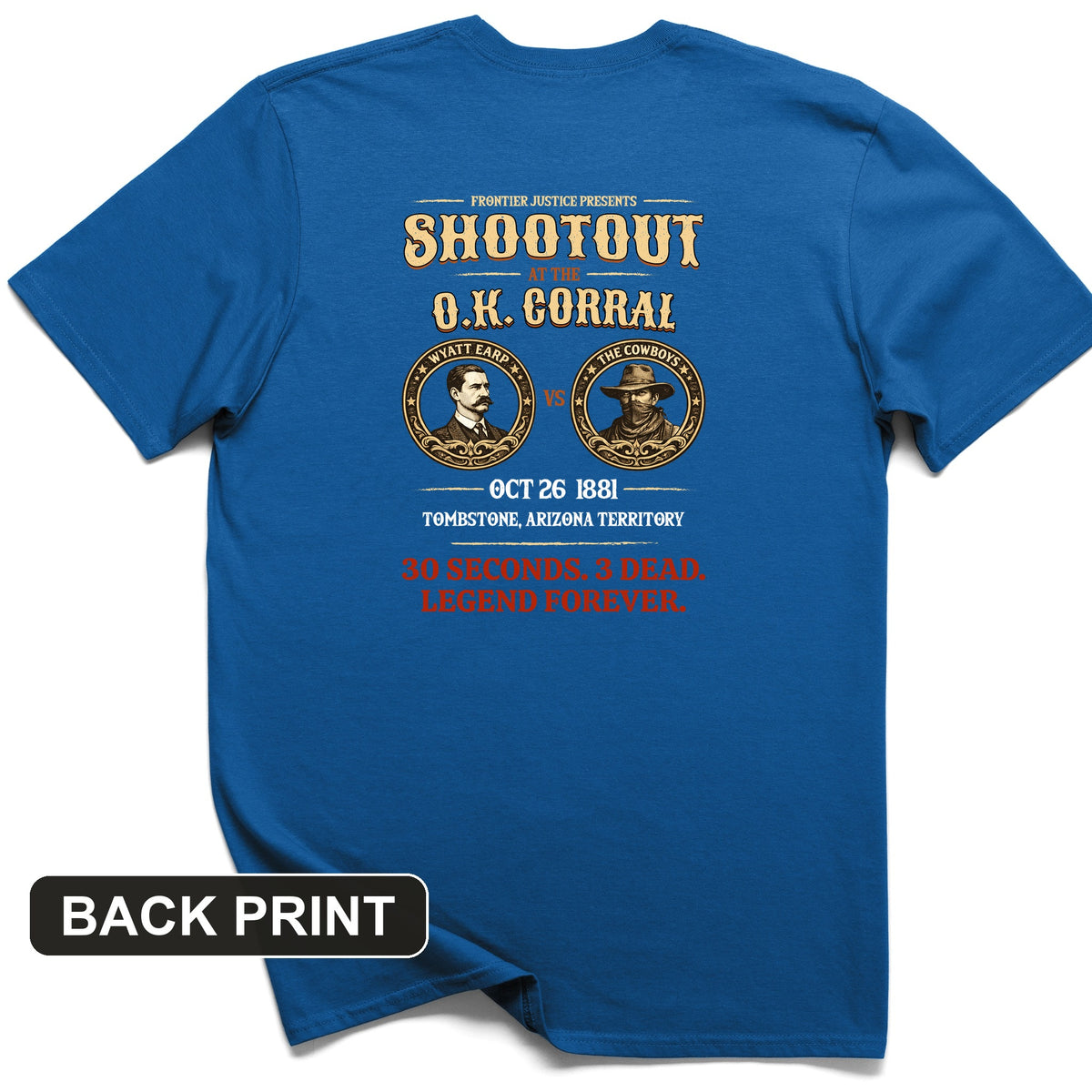 OK Corral Back Print T-Shirt