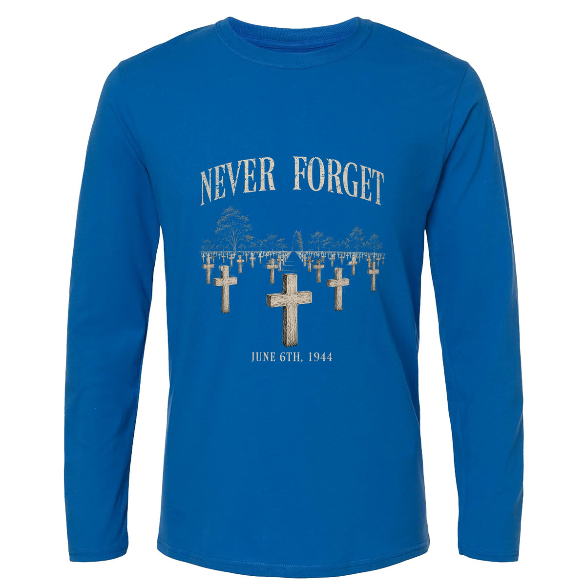 Omaha Cemetery Long Sleeve T-Shirt