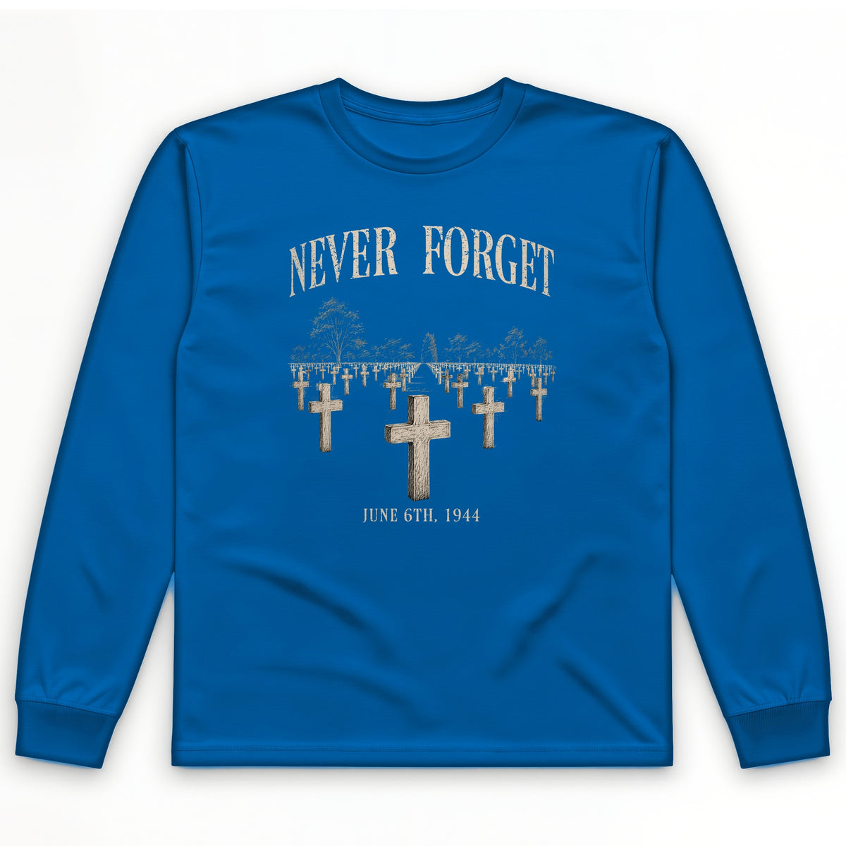 Omaha Cemetery Long Sleeve T-Shirt