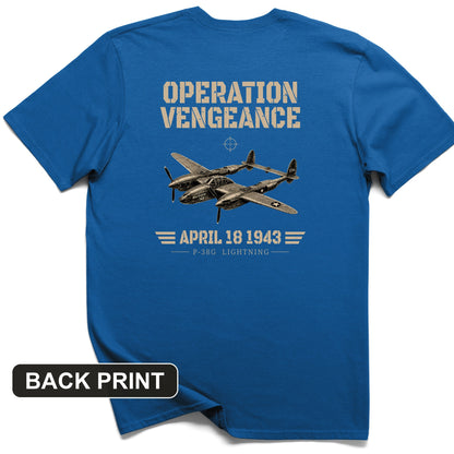 Operation Vengeance Back Print T-Shirt