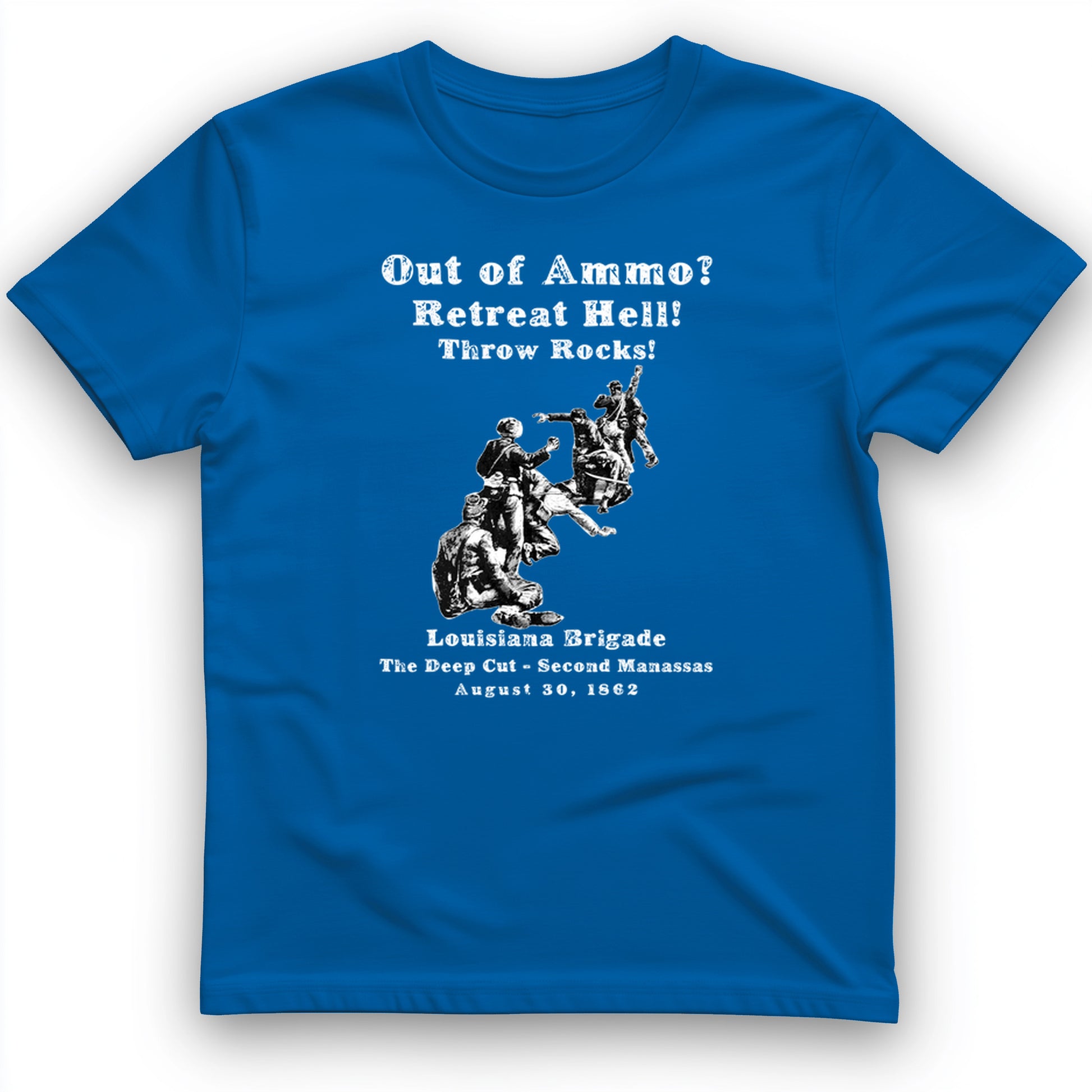 Out Of Ammo Throw Rocks T-Shirt