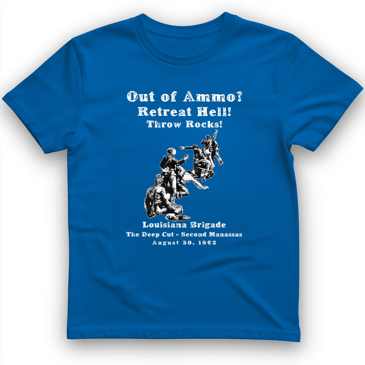 Out Of Ammo Throw Rocks T-Shirt