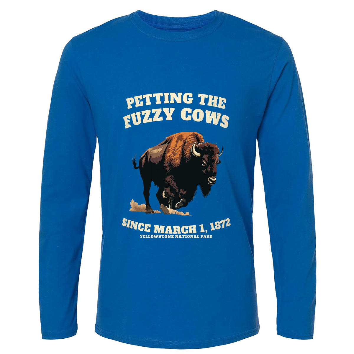 Petting The Fuzzy Cows Long Sleeve T-Shirt