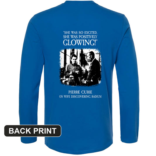 Pierre Curie Back Print Long Sleeve T-Shirt