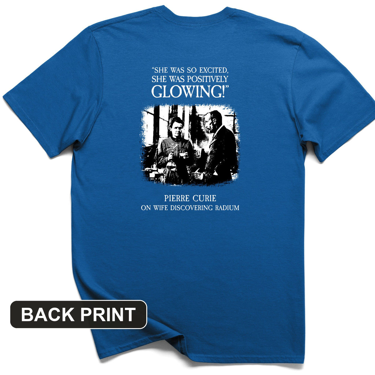 Pierre Curie Back Print T-Shirt